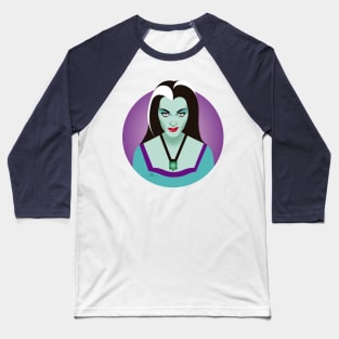 Lily Munster Baseball T-Shirt